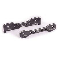 Barras de control trasero titanio oscuro anodizado aluminio 7075-T6 Sledge Traxxas TRX9630A
