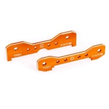 Traxxas Tie bars rear 7075-t6 aluminum (orange-anodized) (fits sledge) TRX9630T