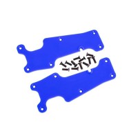 Cubiertas de brazos de suspensión delanteros azules Traxxas Sledge TRX9633X