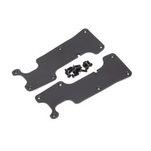 Cubiertas brazos suspensión traseros negras Traxxas TRX9634