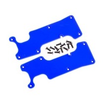 Traxxas Suspension arm covers blue rear (left and right) 2.5x8 ccs (12) TRX9634X