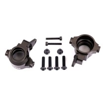 Bloques dirección aluminio Traxxas titanio TRX9635A