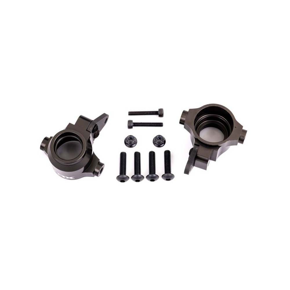 Bloques dirección aluminio Traxxas titanio TRX9635A Bloques dirección aluminio Traxxas titanio TRX9635A