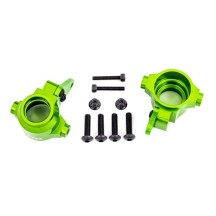 Bloques dirección aluminio Traxxas verde TRX9635G