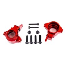 Bloques dirección aluminio Traxxas rojo TRX9635R