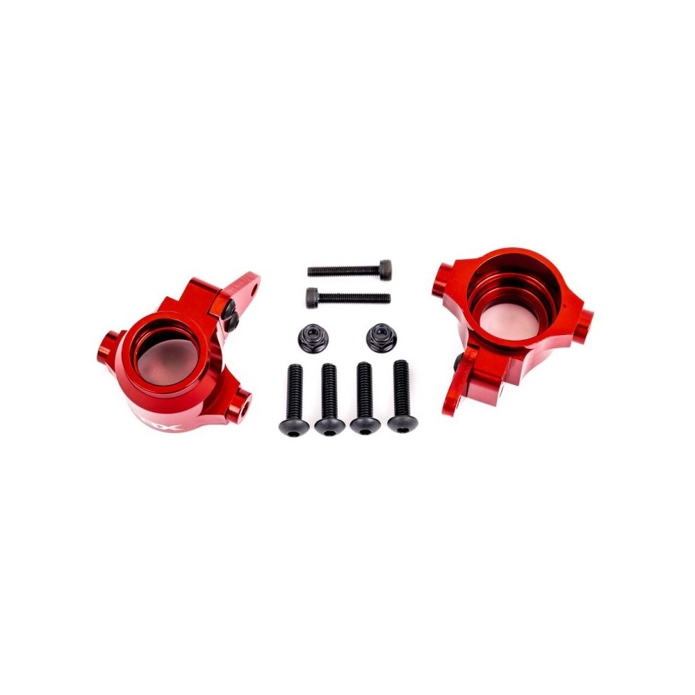 Bloques dirección aluminio Traxxas rojo TRX9635R Bloques dirección aluminio Traxxas rojo TRX9635R