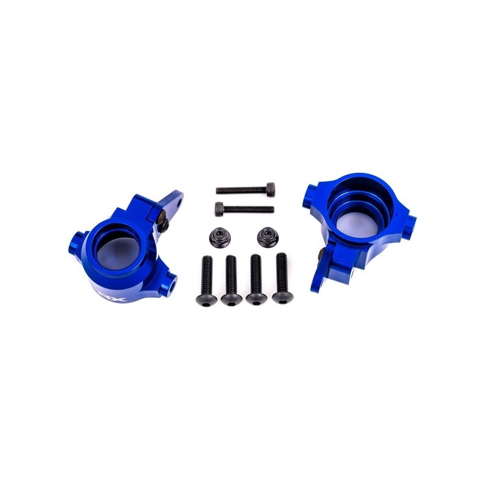 Bloques dirección aluminio Traxxas azul TRX9635X Bloques dirección aluminio Traxxas azul TRX9635X