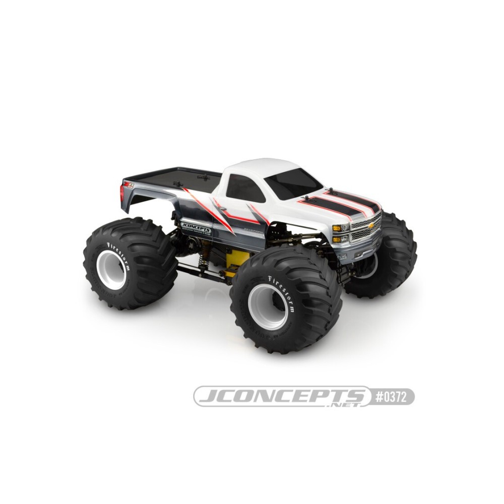 JConcepts 2014 Chevy 1500 MT single cab 7.25 width & 12.50 wheelbase JCO0372 JConcepts 2014 Chevy 1500 MT single cab 7.25 width & 12.50 wheelbase JCO0372
