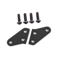 Brazos de bloque de dirección de aluminio anodizado titanio oscuro Traxxas TRX9636A