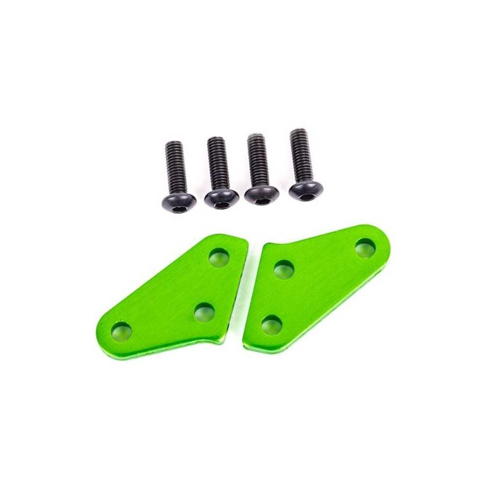 Traxxas Steering block arms (aluminum green-anodized) (2) (fits 9537 and 9637) TRX9636G Traxxas Steering block arms (aluminum green-anodized) (2) (fits 9537 and 9637) TRX9636G
