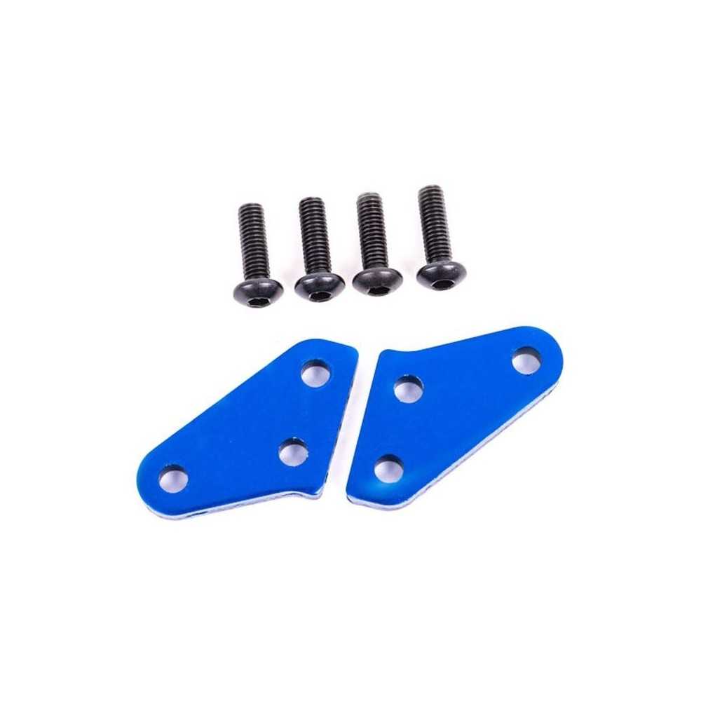 Traxxas Steering block arms (aluminum blue-anodized) (2) (fits 9537 and 9637) TRX9636X Traxxas Steering block arms (aluminum blue-anodized) (2) (fits 9537 and 9637) TRX9636X