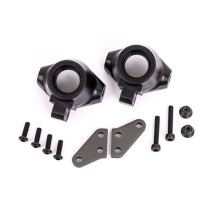 Brazos bloque dirección aluminio titanio oscuro Traxxas TRX9637A