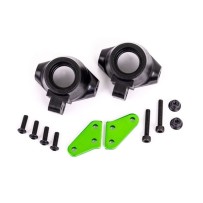 Brazos de bloque de dirección de aluminio anodizado verde Traxxas TRX9637G