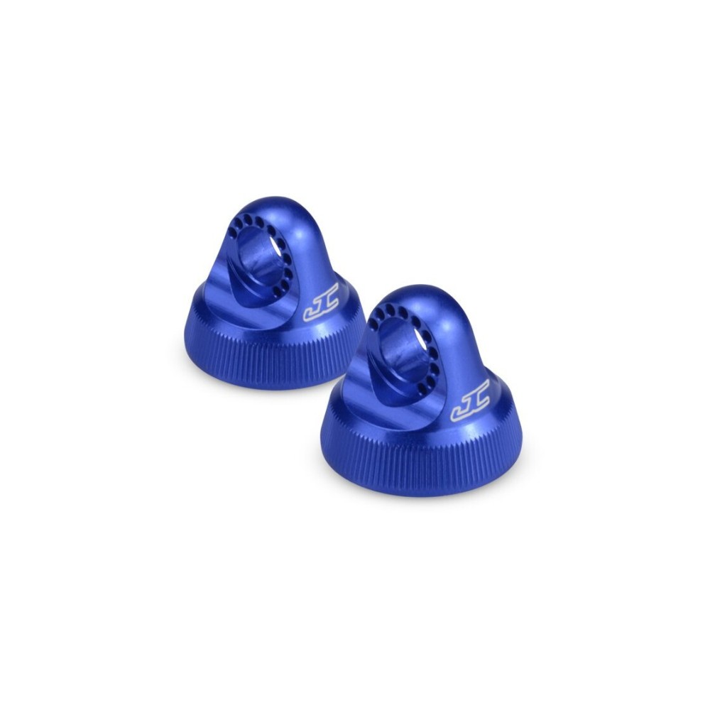 JConcepts Fin, 12mm V2 shock cap - blue JCO2490-1