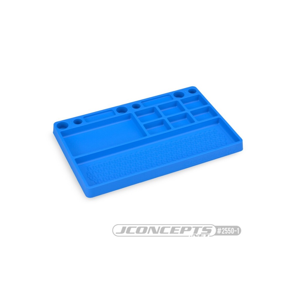 JConcepts parts tray, rubber material - blue JCO2550-1 JConcepts parts tray, rubber material - blue JCO2550-1