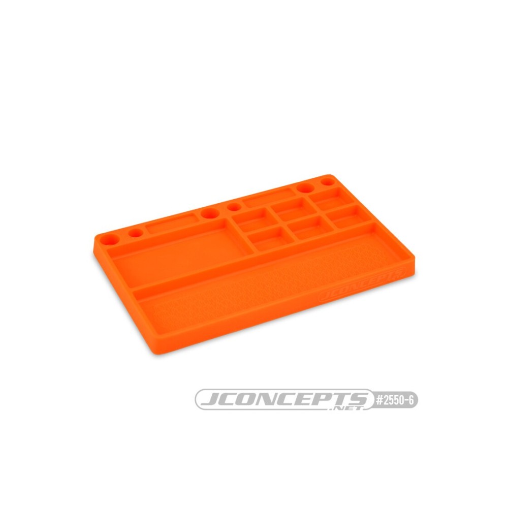 JConcepts parts tray, rubber material - orange JCO2550-6 JConcepts parts tray, rubber material - orange JCO2550-6