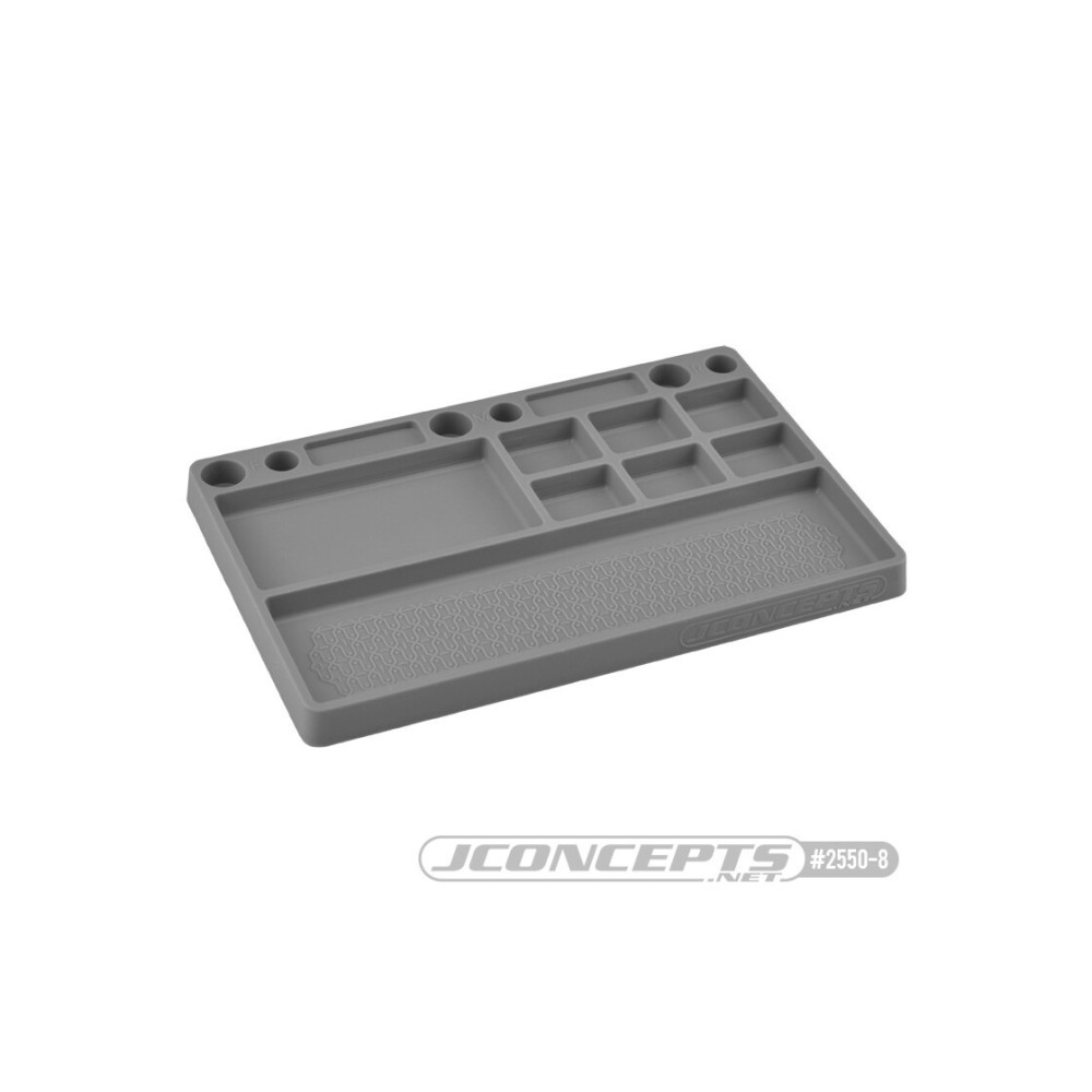 JConcepts parts tray, rubber material - gray JCO2550-8 JConcepts parts tray, rubber material - gray JCO2550-8