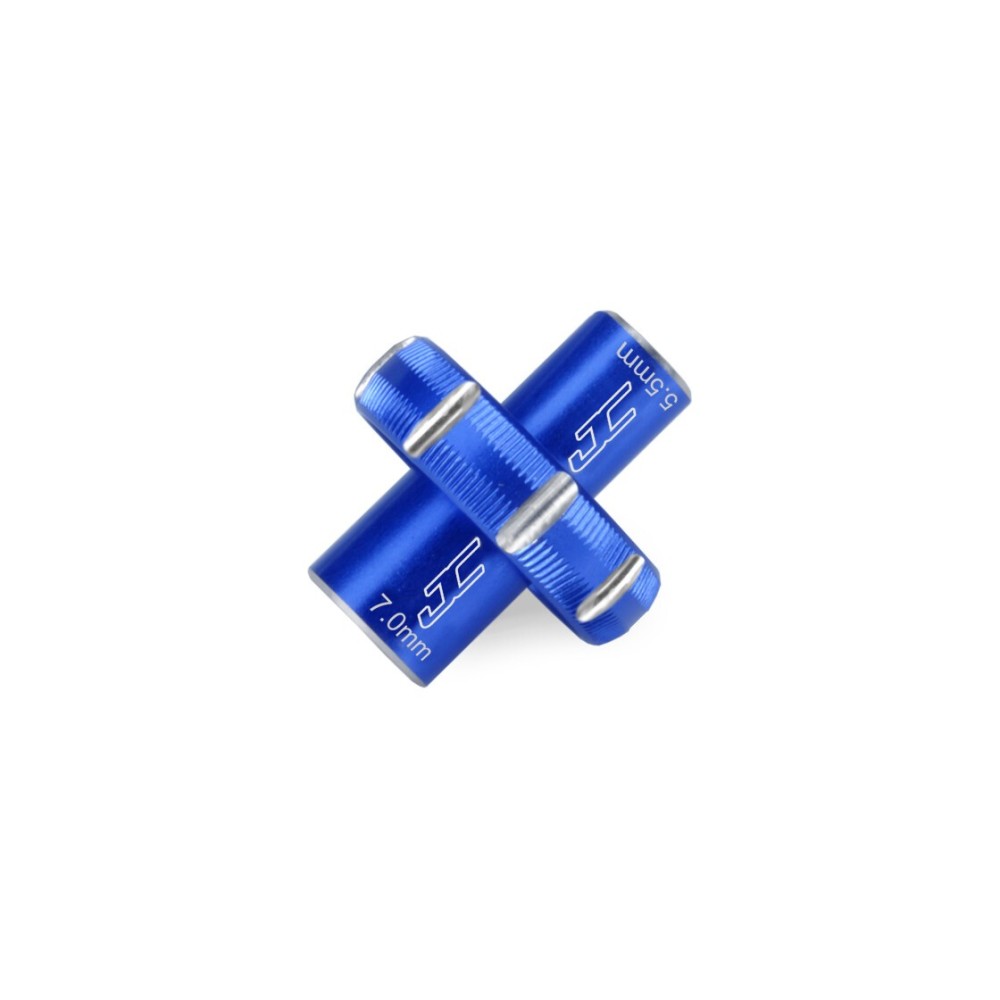 JConcepts 5.5 7.0mm combo thumb wrench - blue JCO2556-1 JConcepts 5.5 7.0mm combo thumb wrench - blue JCO2556-1
