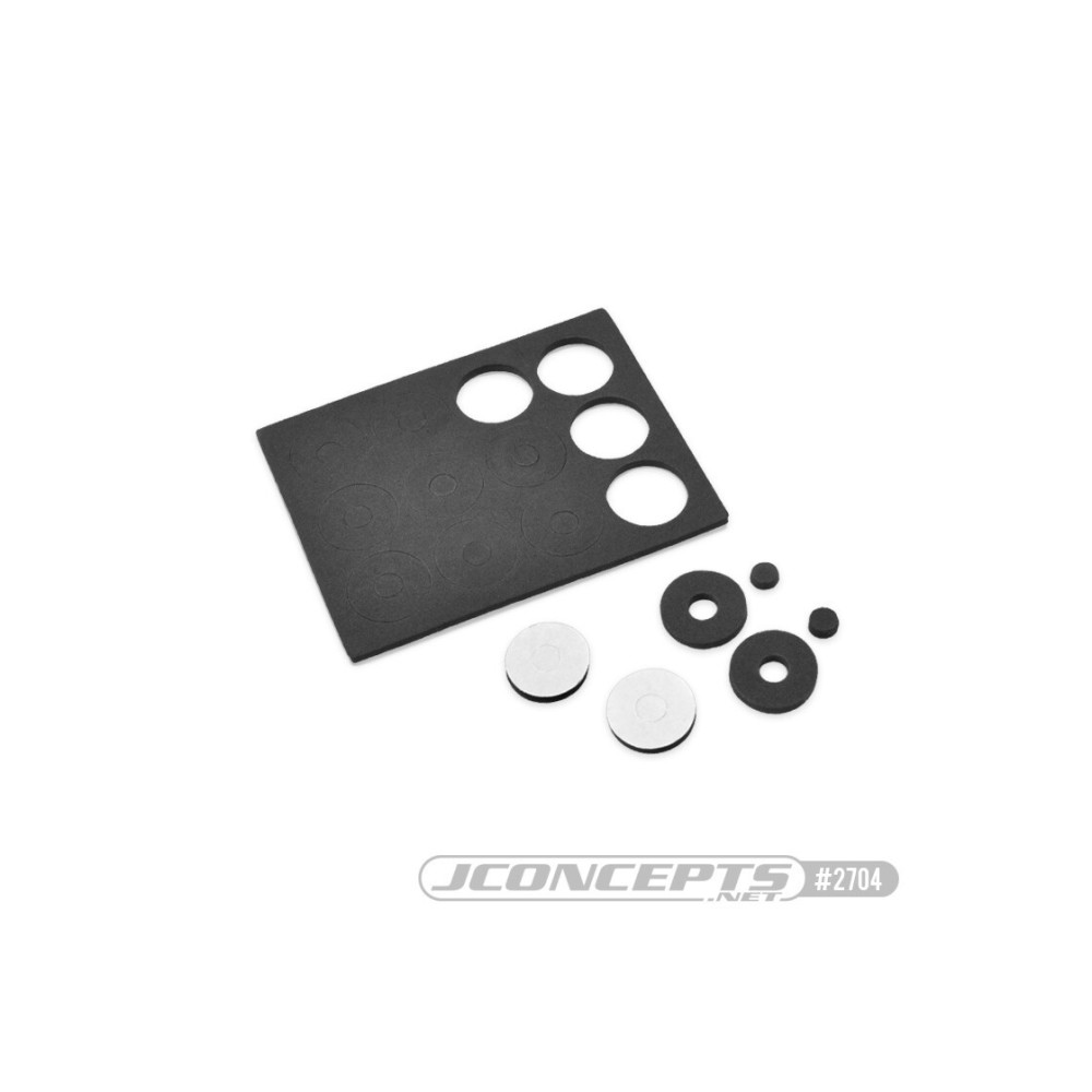 JConcepts foam adhesive body washers - 12pc. JCO2704 JConcepts foam adhesive body washers - 12pc. JCO2704