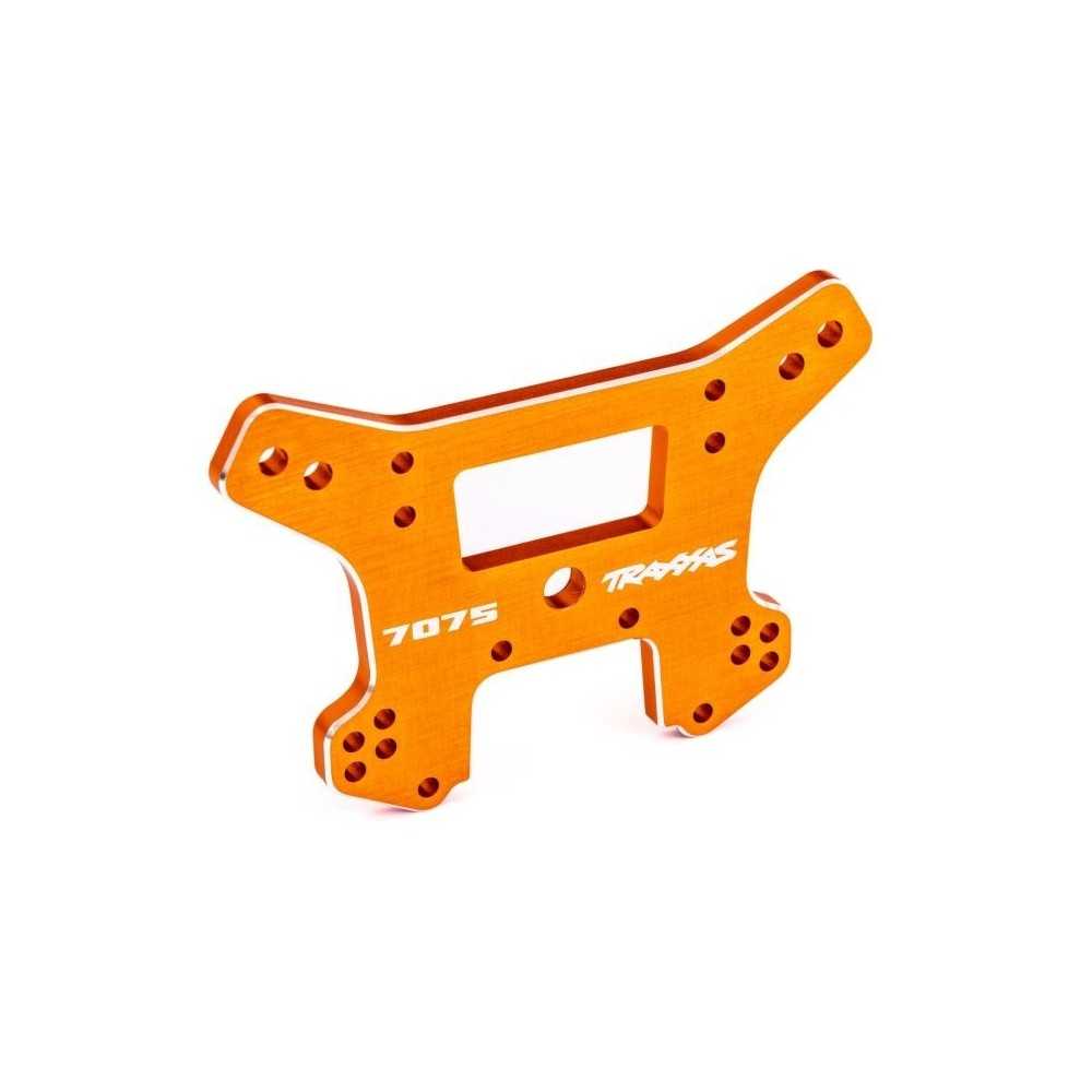 Traxxas Shock tower front 7075-t6 aluminum (orange-anodized) (fits sledge) TRX9639T Traxxas Shock tower front 7075-t6 aluminum (orange-anodized) (fits sledge) TRX9639T