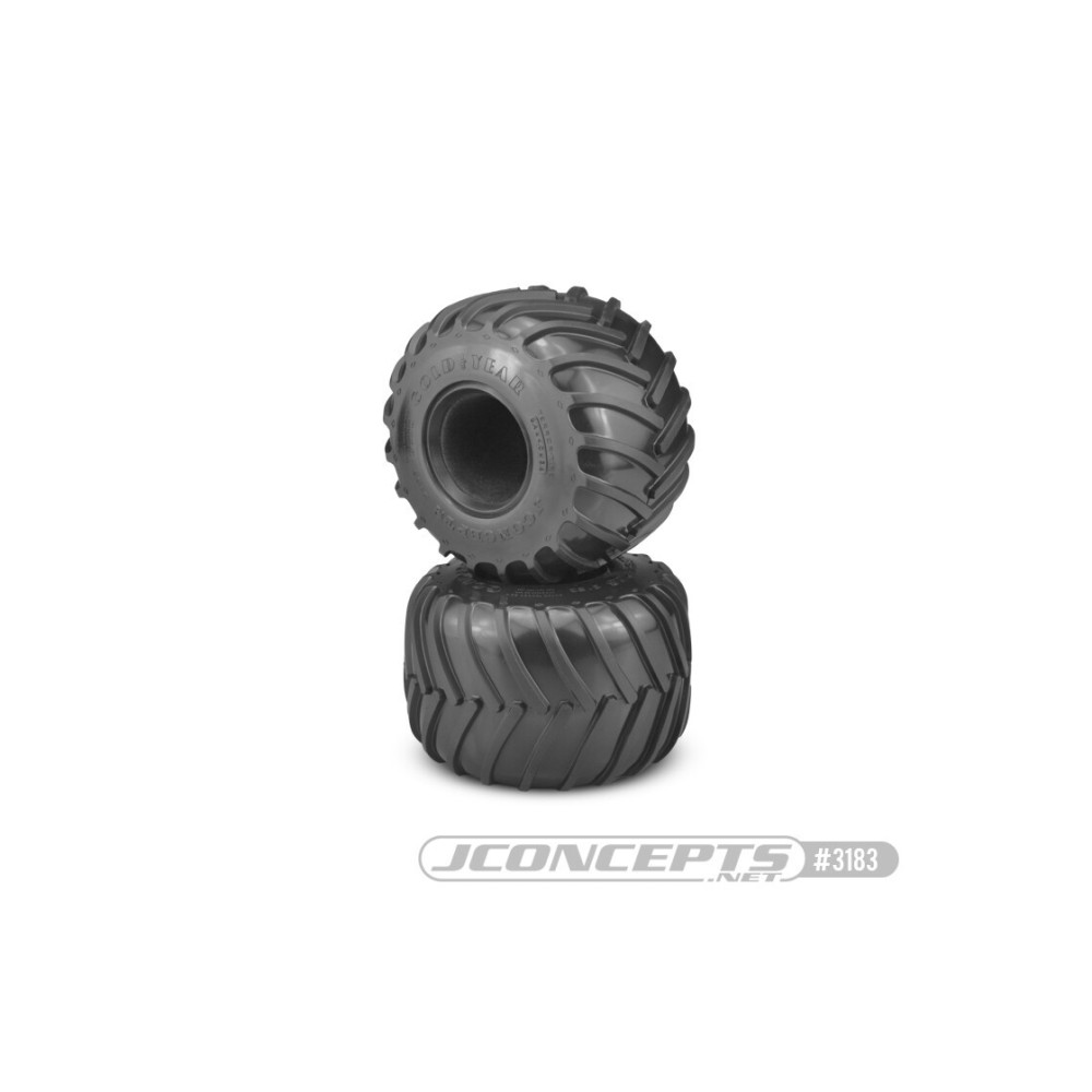 JConcepts Golden Years Gold Years - Monster Truck tire - blue compound Fits - 3377 2.6 x 3.6 MT wheel JCO3183-01 JConcepts Golden Years Gold Years - Monster Truck tire - blue compound Fits - 3377 2.6 x 3.6 MT wheel JCO3183-01