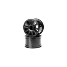 JConcepts Rulux - 1-16th E-Revo wheel - 2.2 - black - 2pc. JCO3333B