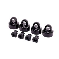 Tapas amortiguador GTX aluminio negro Traxxas TRX9664A