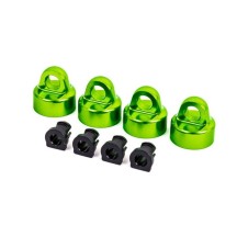 Tapas amortiguador GTX aluminio verde Traxxas TRX9664G
