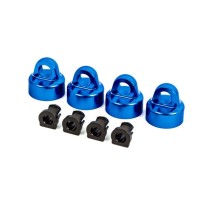 Tapas amortiguador GTX aluminio azul Traxxas TRX9664X