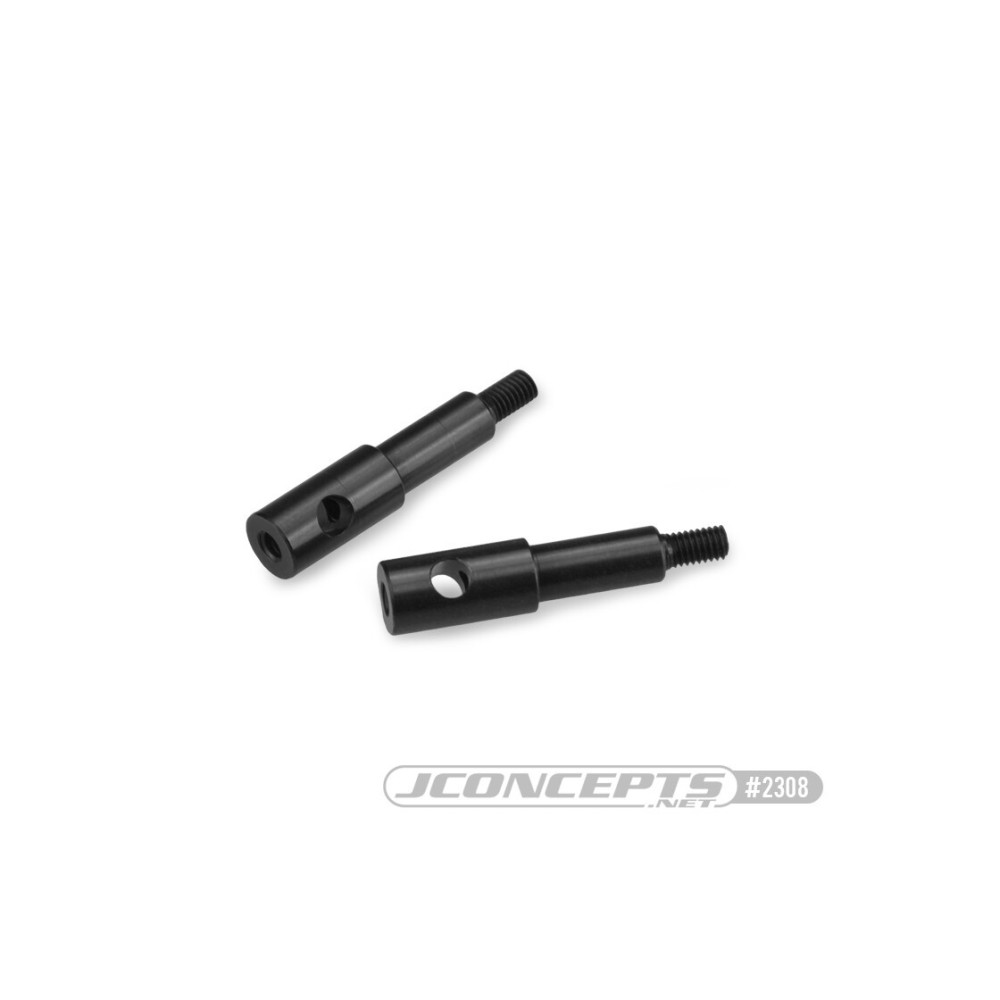 JConcepts RC10B2 RC10B3 aluminum, standard front axles, 2pc. JCO2308 JConcepts RC10B2 RC10B3 aluminum, standard front axles, 2pc. JCO2308