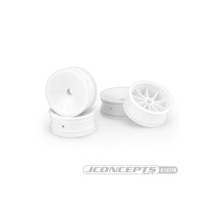 JConcepts Mono - RC10, RC10B2, RC10B3 2.2 front wheel white - 4pc JCO3403W
