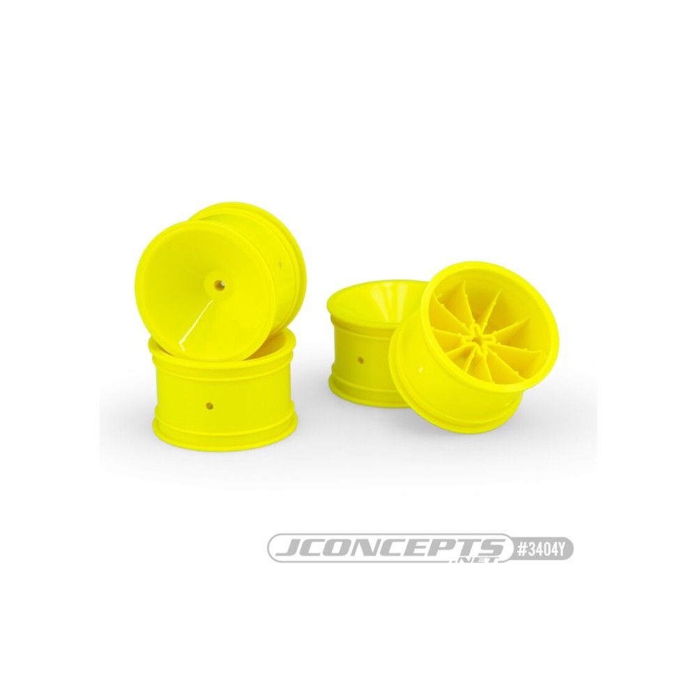 JConcepts Mono - RC10, RC10B2, RC10B3 2.2 rear wheel yellow - 4pc JCO3404Y JConcepts Mono - RC10, RC10B2, RC10B3 2.2 rear wheel yellow - 4pc JCO3404Y