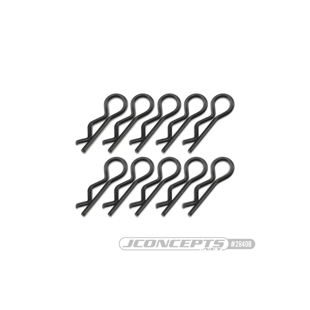 JConcepts compact / angled body clips, black, 10pc JCO2840B JConcepts compact / angled body clips, black, 10pc JCO2840B