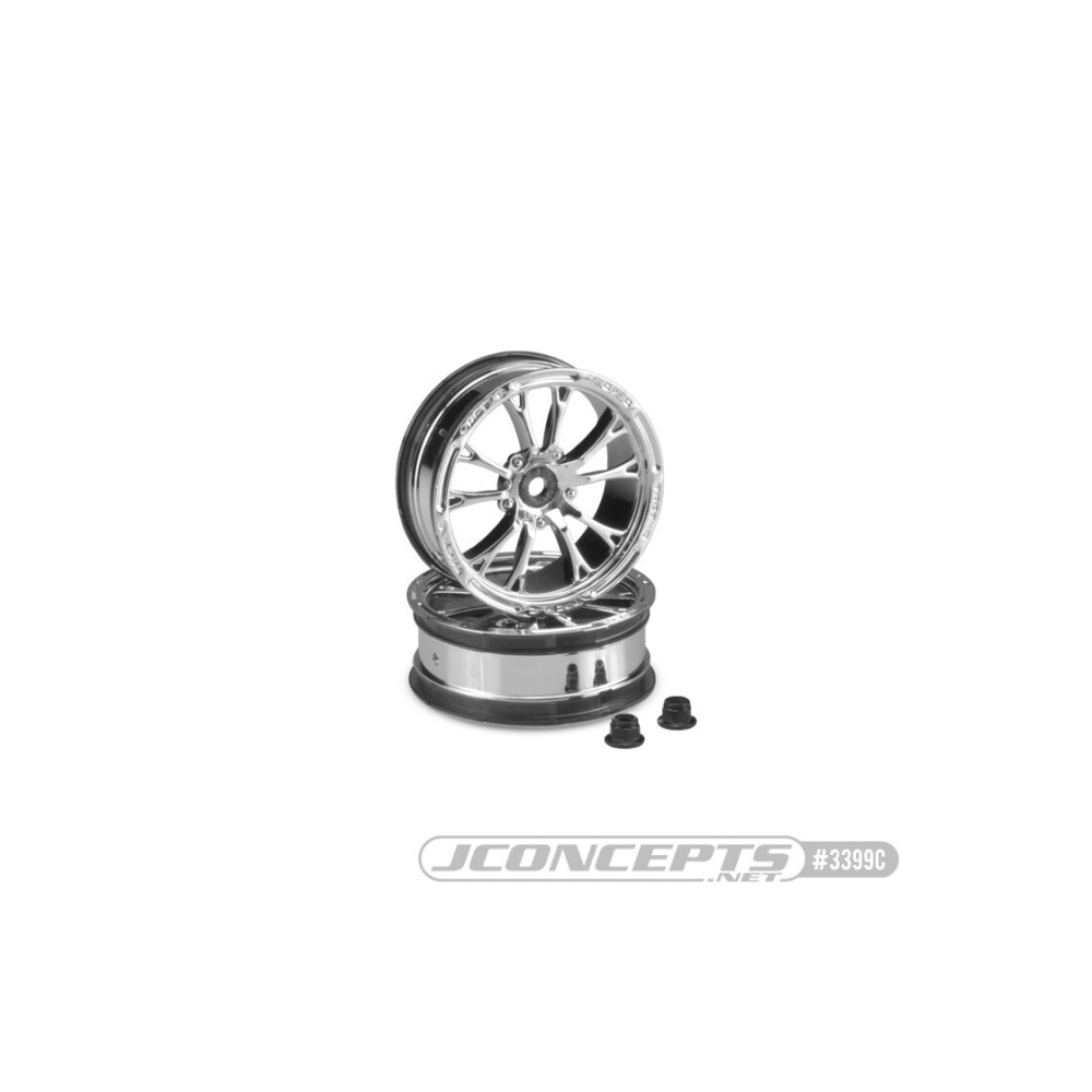 JConcepts Tactic - Slash,Bandit, Street Eliminator 2.2 12mm hex front wheel chrome JCO3399C JConcepts Tactic - Slash,Bandit, Street Eliminator 2.2 12mm hex front wheel chrome JCO3399C