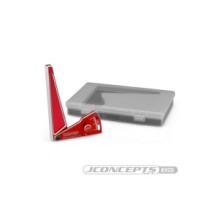 JConcepts RM2 Aluminum camber gauge, 120mm - red JCO8128