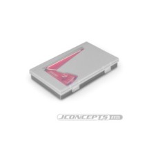 JConcepts RM2 Aluminum camber gauge, 120mm - red JCO8128