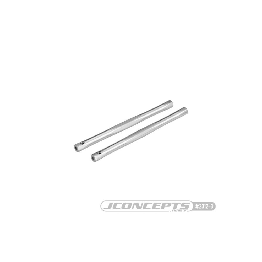 JConcepts RC10 diamond nose brace tubes, silver - 2pc. JCO2312-3 JConcepts RC10 diamond nose brace tubes, silver - 2pc. JCO2312-3