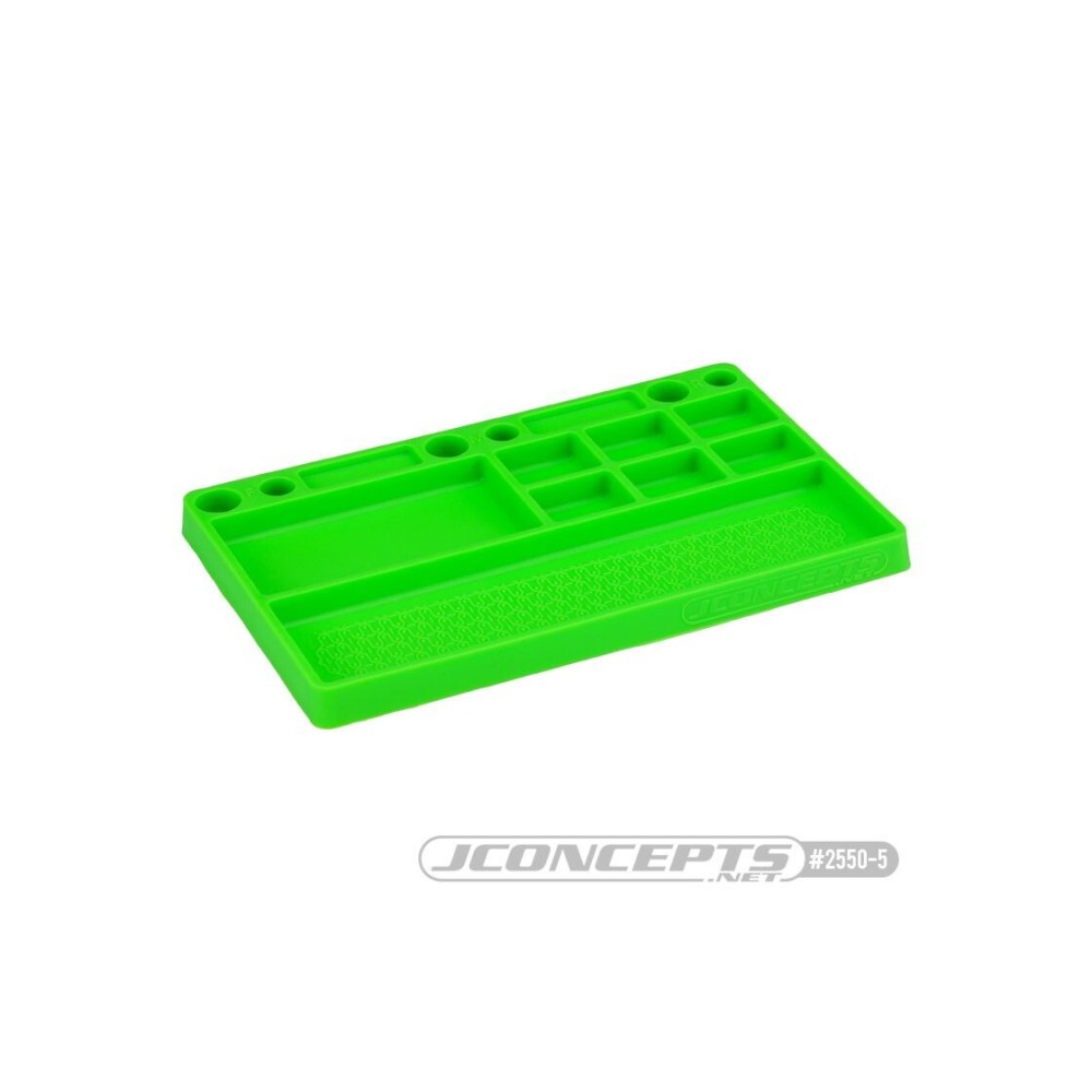 JConcepts parts tray, rubber material - green JCO2550-5 JConcepts parts tray, rubber material - green JCO2550-5