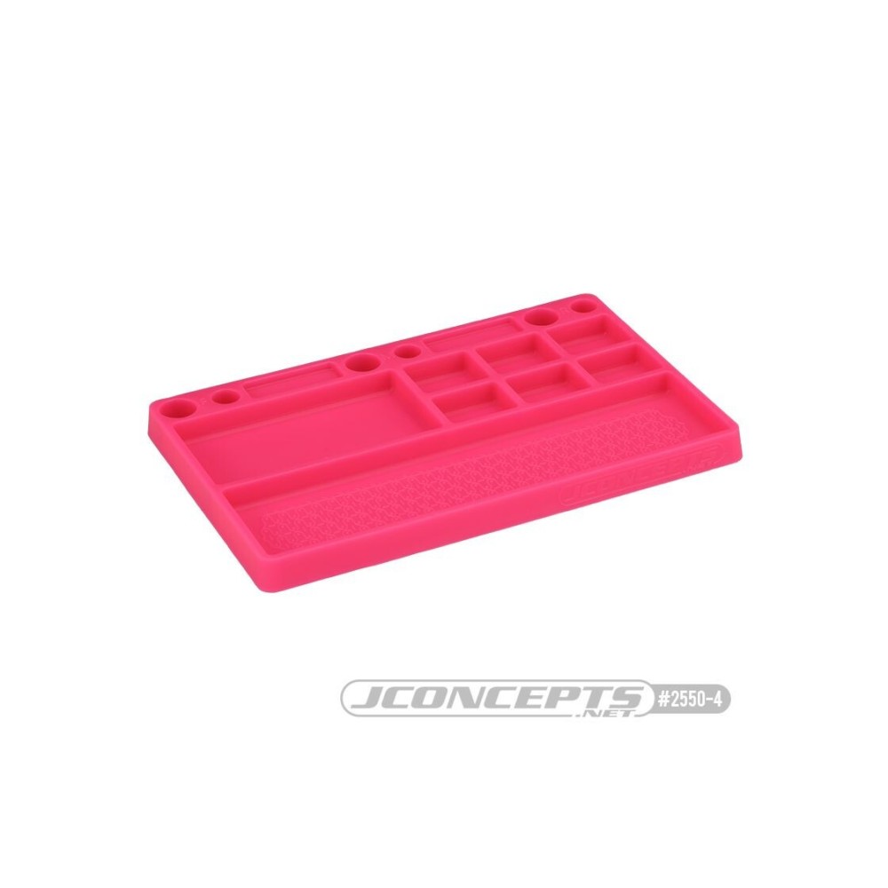 JConcepts parts tray, rubber material - pink JCO2550-4 JConcepts parts tray, rubber material - pink JCO2550-4