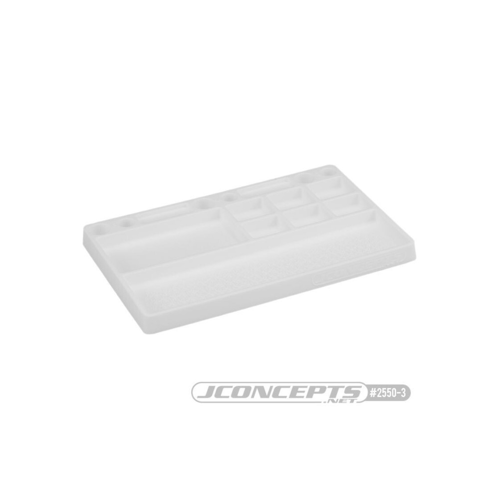 JConcepts parts tray, rubber material - white JCO2550-3 JConcepts parts tray, rubber material - white JCO2550-3