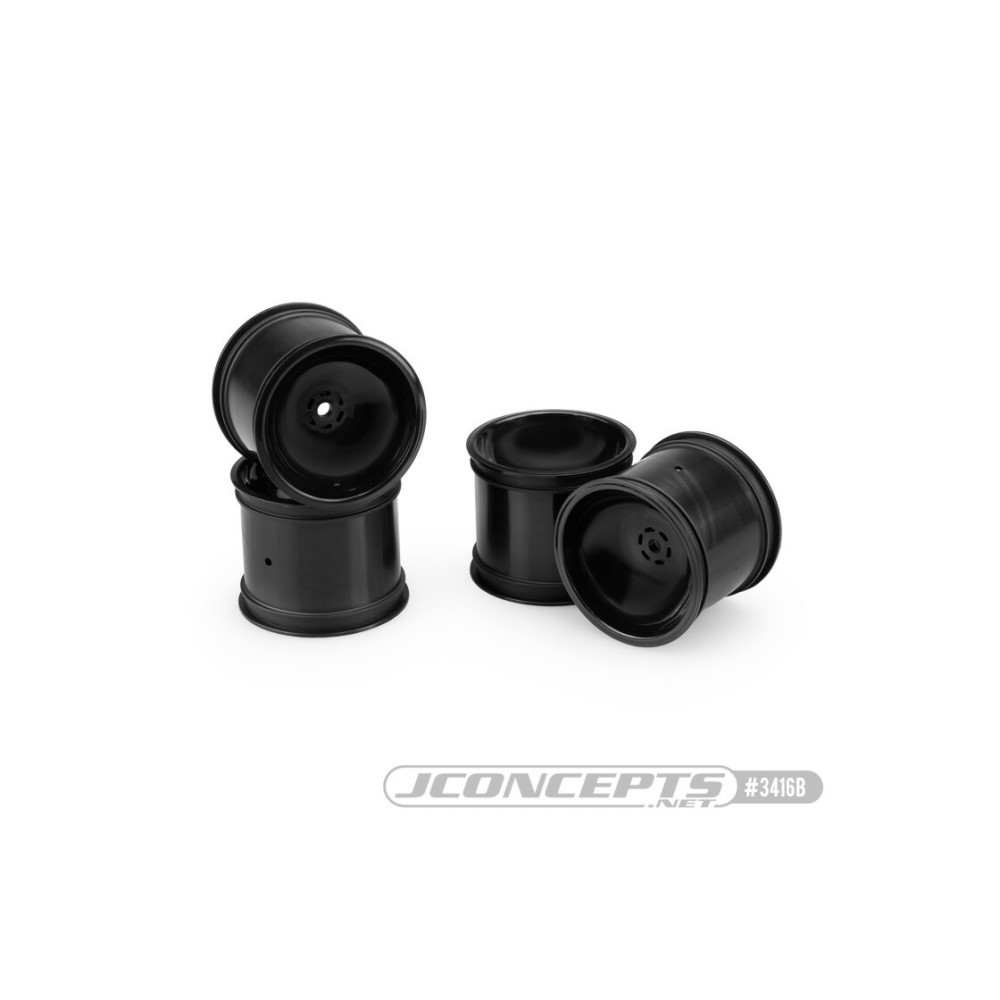 JConcepts Super Dish, Rustler Stampede, 2.2 rear wheel - black, 4pc. JCO3416B JConcepts Super Dish, Rustler Stampede, 2.2 rear wheel - black, 4pc. JCO3416B