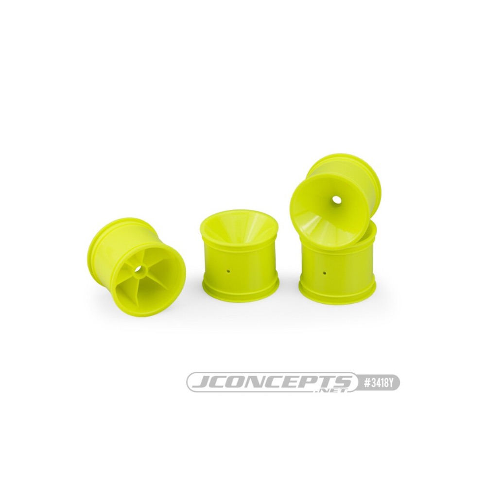 JConcepts Mono, RC10T, T2, T3, GT, front wheel - yellow, 4pc. Fits RC10T, T2, T3, GT JCO3418Y JConcepts Mono, RC10T, T2, T3, GT, front wheel - yellow, 4pc. Fits RC10T, T2, T3, GT JCO3418Y
