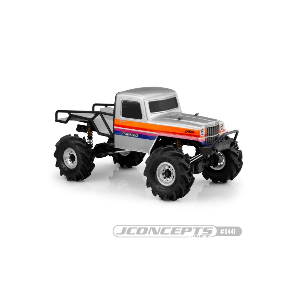 JConcepts JCI CreepER, cab only 12.3 wheelbase Fits TRX-4 Sport, Enduro, Axial 12.3 wheelbase JCO0441 JConcepts JCI CreepER, cab only 12.3 wheelbase Fits TRX-4 Sport, Enduro, Axial 12.3 wheelbase JCO0441