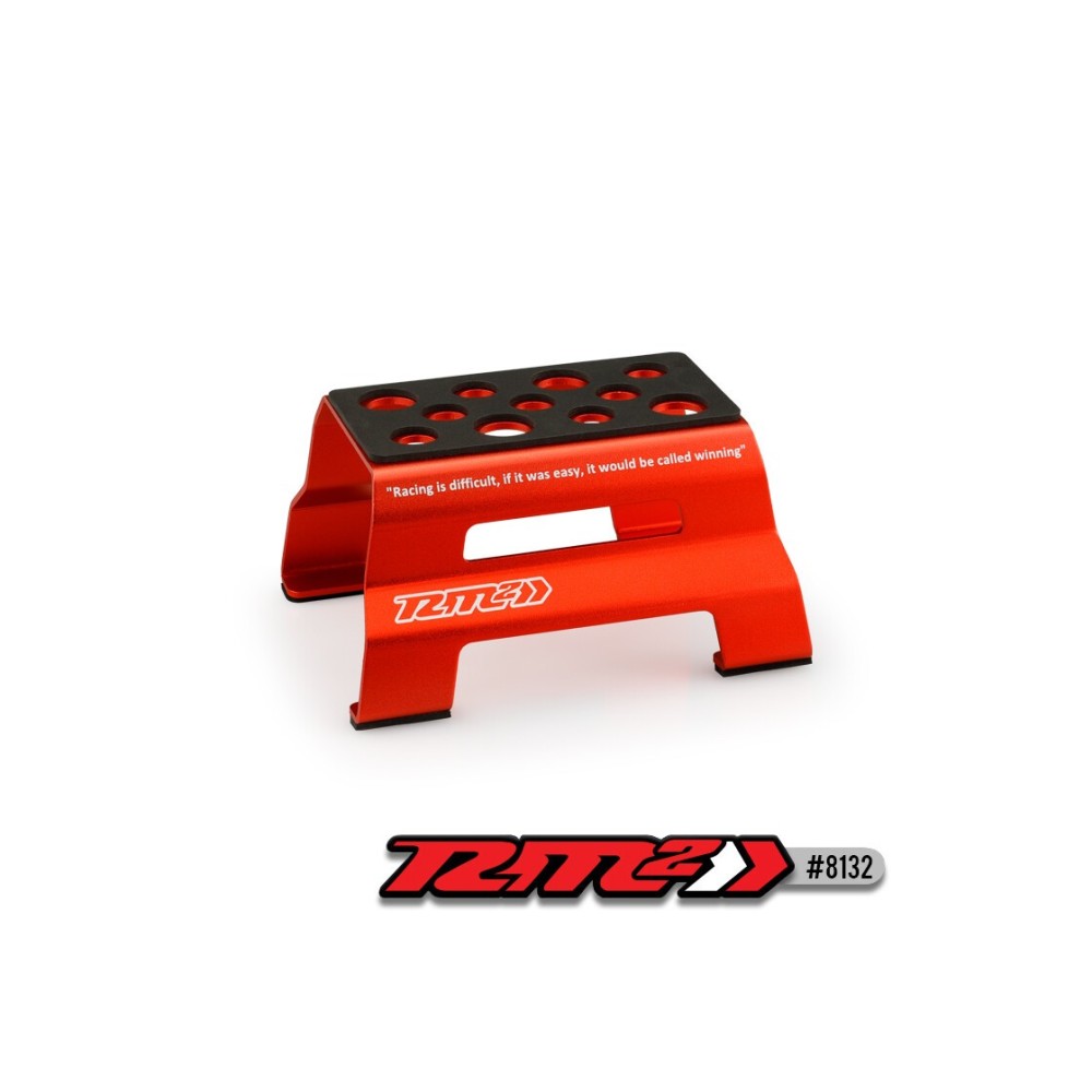 JConcepts RM2 metal car stand - red JCO8132 JConcepts RM2 metal car stand - red JCO8132
