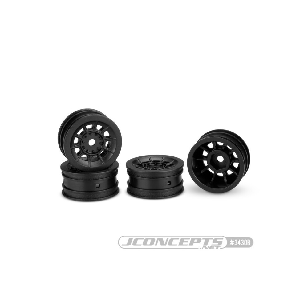 JConcepts Hazard - Axial SCX24, 1 wheel - black - 4pcs JCO3430B JConcepts Hazard - Axial SCX24, 1 wheel - black - 4pcs JCO3430B