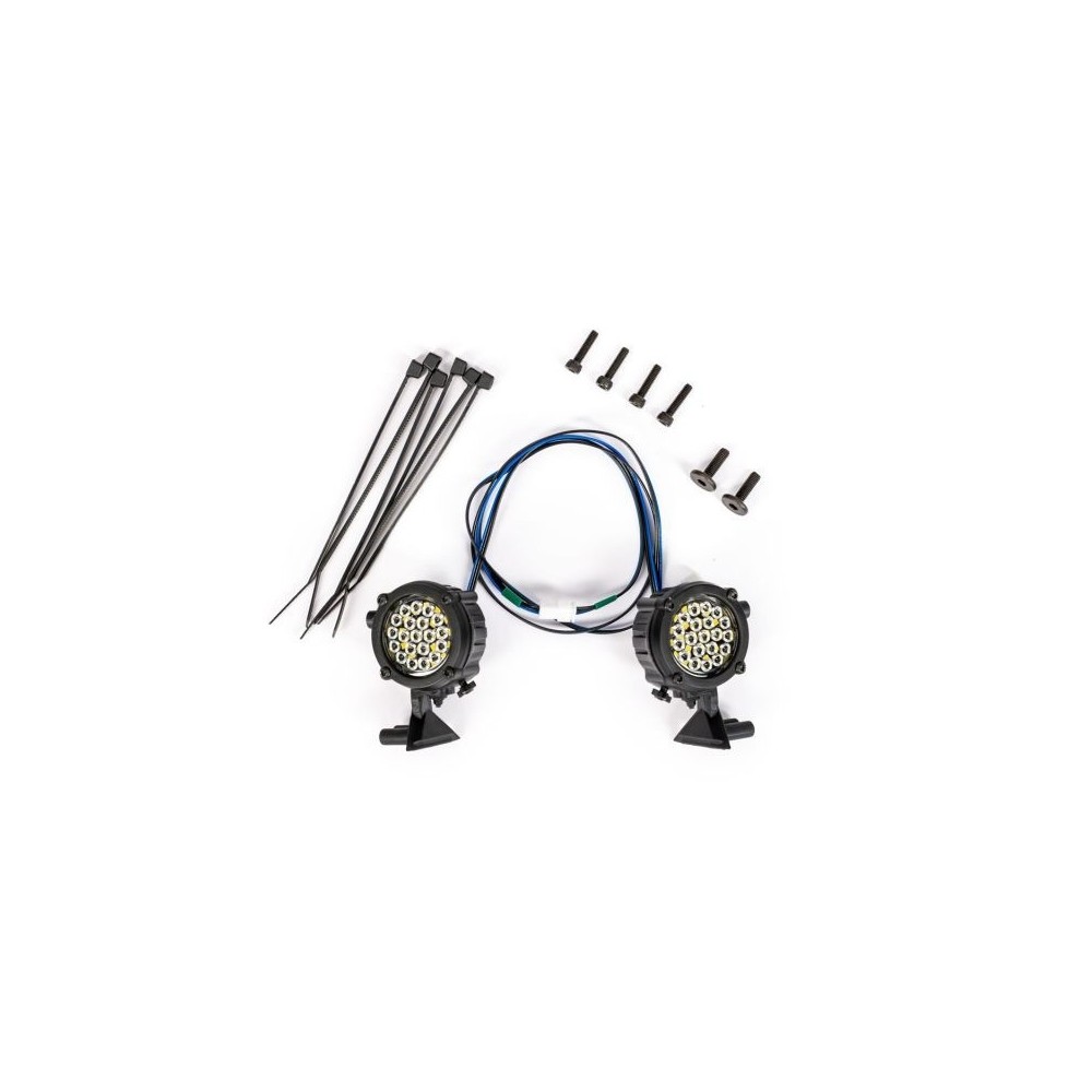 Focos LED Traxxas izquierdo y derecho con soporte TRX10917 Focos LED Traxxas izquierdo y derecho con soporte TRX10917