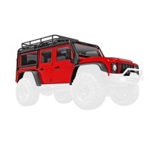 Carrocería completa roja Land Rover Defender Traxxas TRX-4M TRX9712-RED