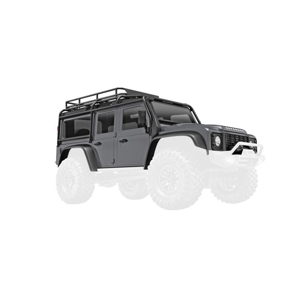 Carrocería completa plateada Land Rover Defender Traxxas TRX-4M TRX9712-SLVR Carrocería completa plateada Land Rover Defender Traxxas TRX-4M TRX9712-SLVR