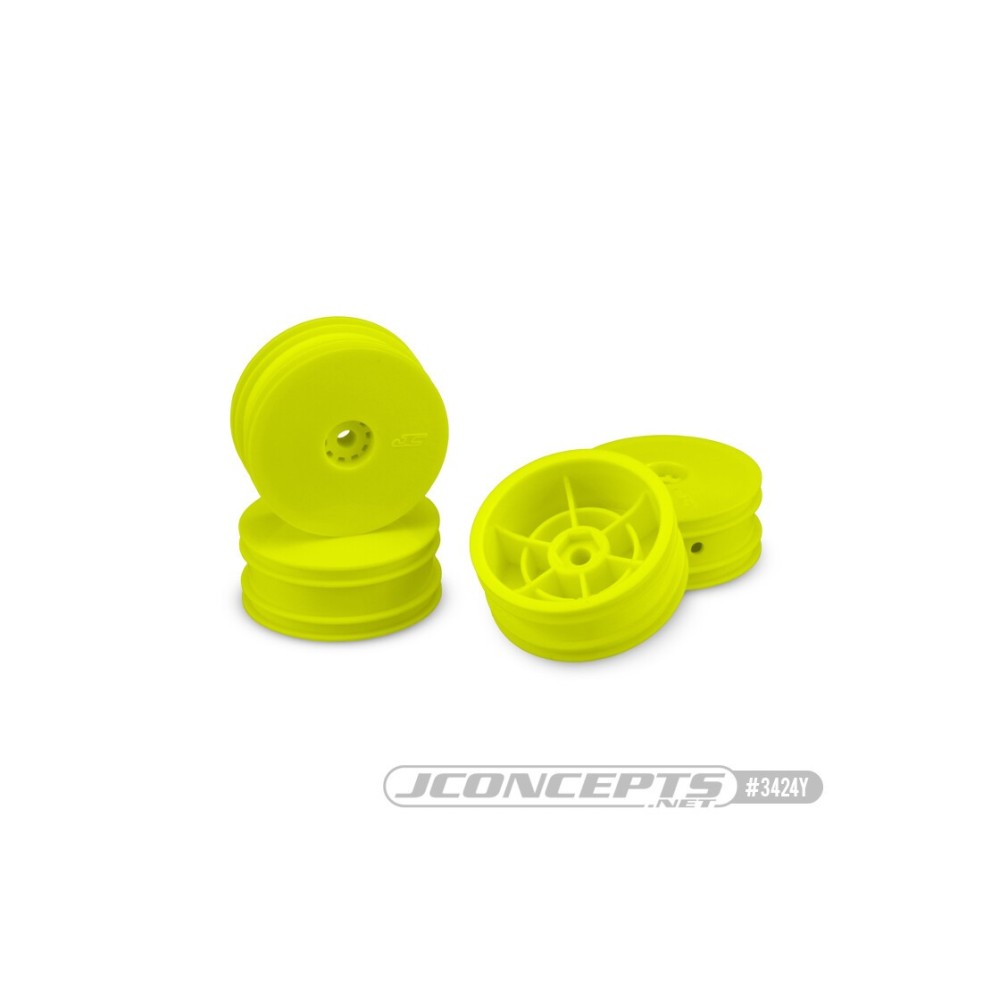 JConcepts Mono - Losi Mini-B front wheel - yellow - 4pc JCO3424Y JConcepts Mono - Losi Mini-B front wheel - yellow - 4pc JCO3424Y