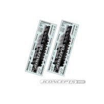 JConcepts - B74.2, B74.2 CE precut chassis protective sheet, 2pc JCO5009